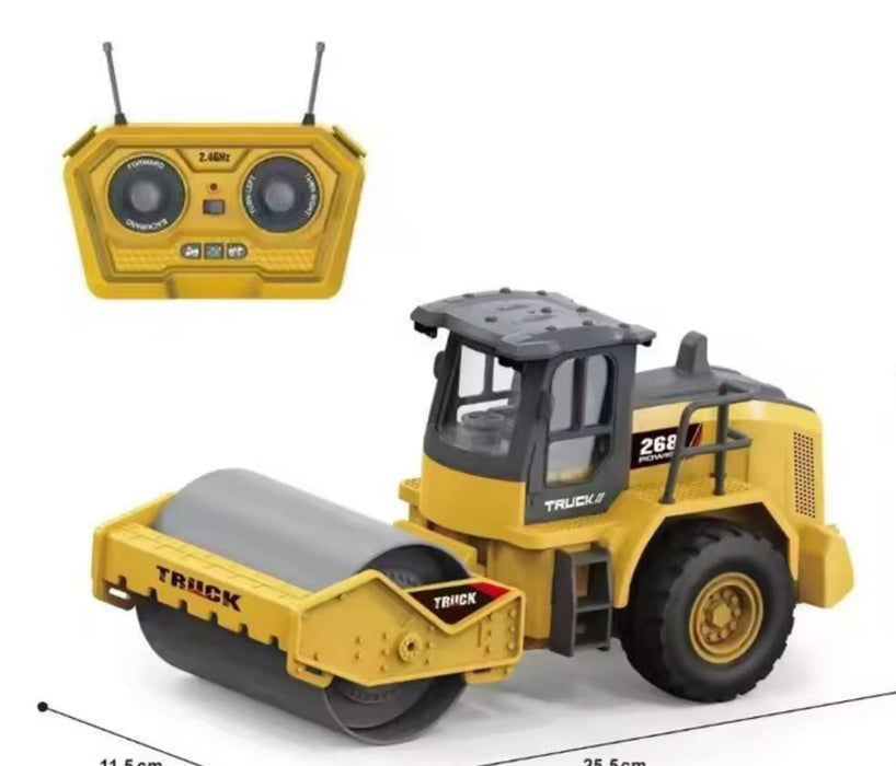 ROAD ROLLER TRUCK 2020 2.4GHZ DIE CAST METAL CONSTRUCTION VEHICLE