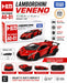 Tomica AO-01 Lamborghini Veneno Diecast Premium Toy Car Model in 1:67 Scale