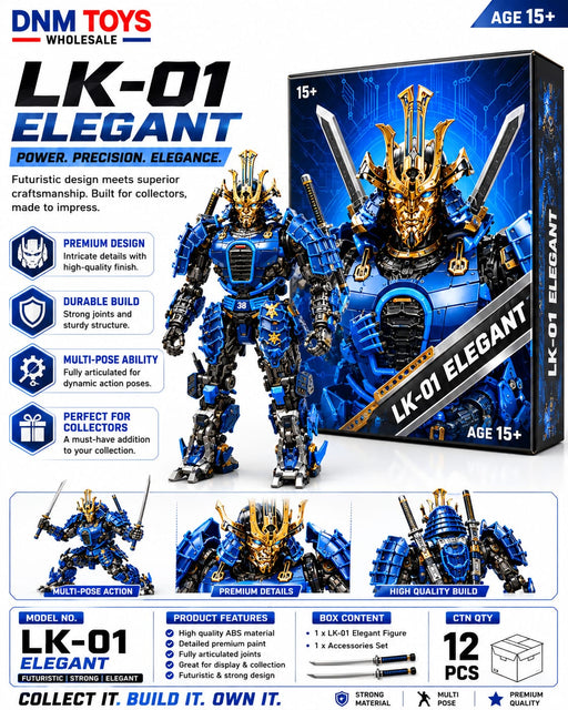 LK-01 Elegant Futuristic Robot Action Figure | Collectible Model