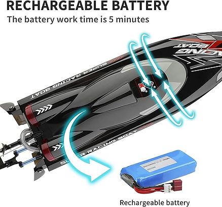 WLTOYS WL916 RC SWORDFISH RACING BOAT 55KM/H BRUSHLESS 2.4GHZ RACING BOAT