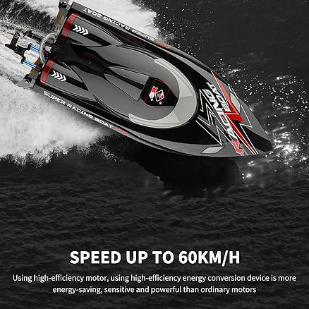 WLTOYS WL916 RC SWORDFISH RACING BOAT 55KM/H BRUSHLESS 2.4GHZ RACING BOAT