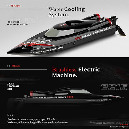 WLTOYS WL916 RC SWORDFISH RACING BOAT 55KM/H BRUSHLESS 2.4GHZ RACING BOAT