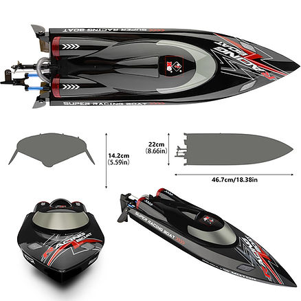 WLTOYS WL916 RC SWORDFISH RACING BOAT 55KM/H BRUSHLESS 2.4GHZ RACING BOAT