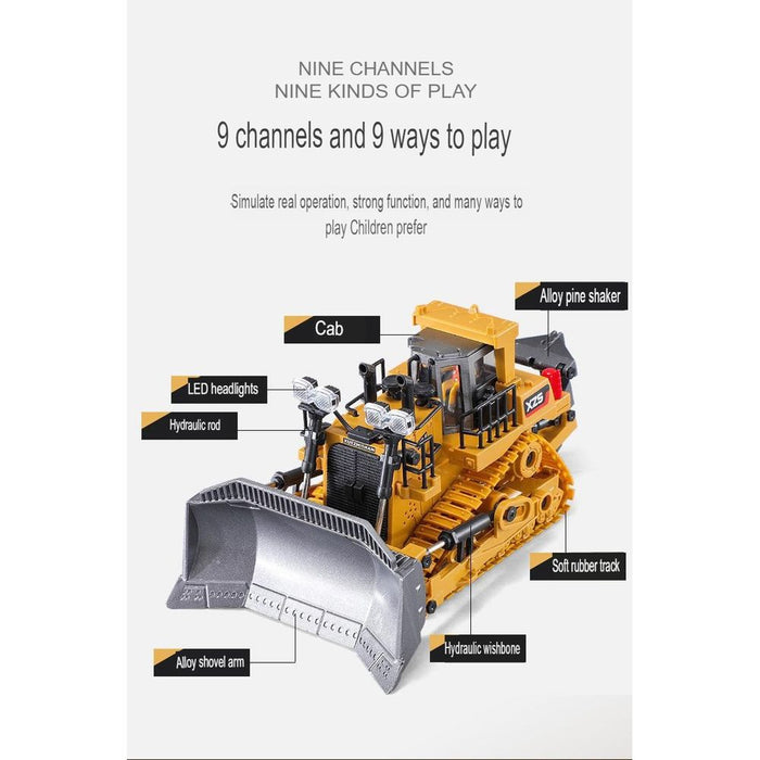 RC BULLDOZER/TRACTOR 1:24 BC1032 9CH