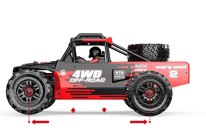 MJX 1/14 HYPER GO 14209 V2 4WD RTR 43KM/H 2.4GHZ BRUSHLESS HIGH SPEED RC CAR
