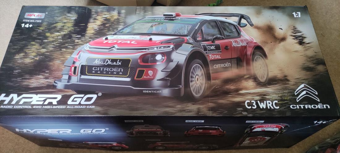 MJX RC RALLY CAR HYPER GO 7303 C3 WRC CITROEN 1/7 SCALE
