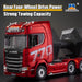 HUINA 1501 + 1502 RC Tractor Truck & Low Bed Trailer Combo | 2.4GHz Remote Control Heavy Duty Transport Set