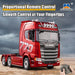 HUINA 1501 + 1502 RC Tractor Truck & Low Bed Trailer Combo | 2.4GHz Remote Control Heavy Duty Transport Set