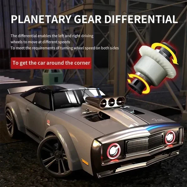 HURRICANE RC CAR 4X4 RTR 1/16 ELECTRIC DRIFT CAR SUCHIYU SCY 16303 SILVER