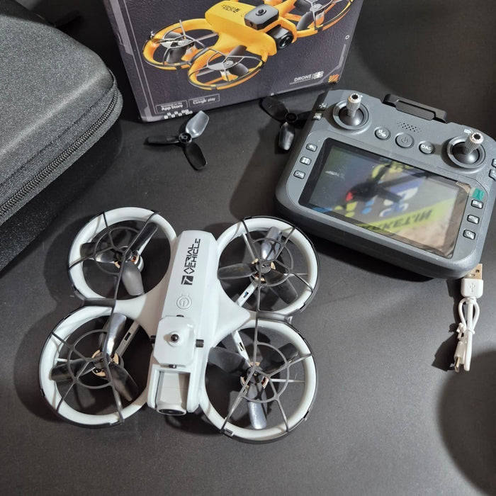DRONE T21P GREY WITH CAMERA WITH OBSTACLE AVOIDANCE