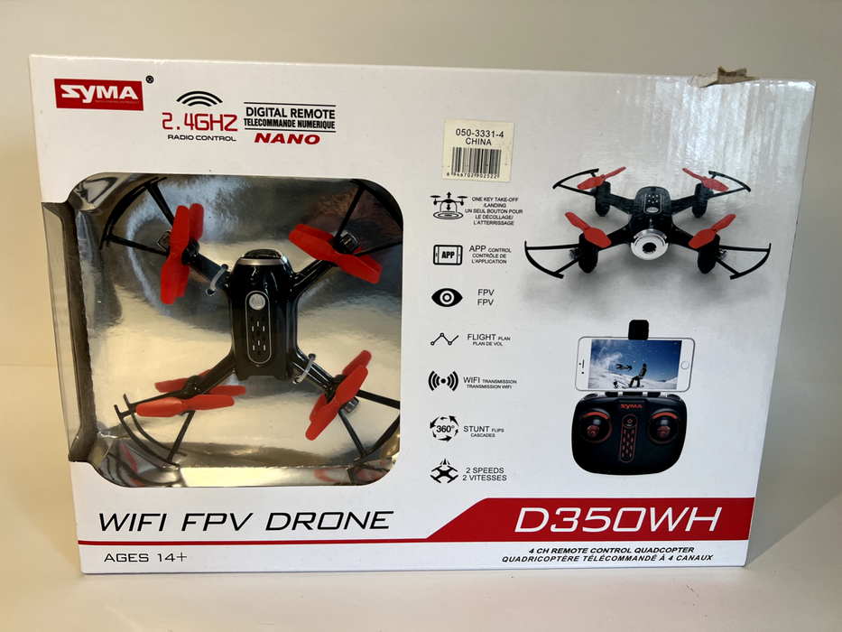 SYMA NANO TOY  WIFI DRONE MODEL D350WH