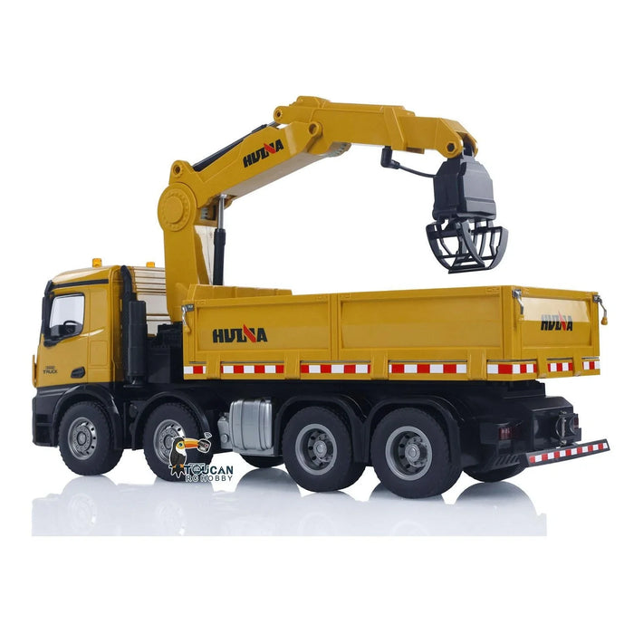 HUINA 1538 1:14 2.4G PROFESSIONAL RC TIMBER GRAPPLE DUMP TRUCK WITH 26 FUNCTION