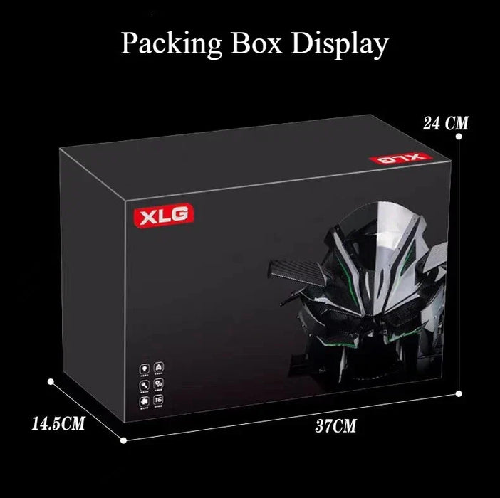 DIE CAST XLG K1 KAWASAKI H2R MOTORCYCLES 1/6 SCALE M92325-6