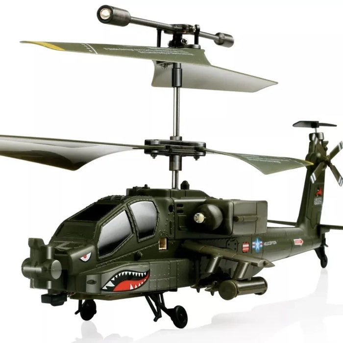 SYMA RADIO CONTROL S109 AH-64 HELICOPTER GYRO SYSTEM MILITARY VIRSION WITH GYRO