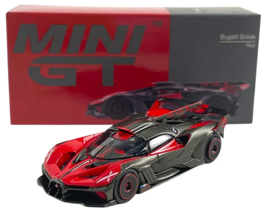 Imported Mini GT #1105 Bugatti Bolide Red Die-Cast Car