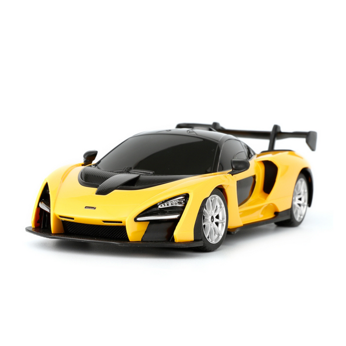 RASTAR MCLAREN SENNA 96700 RC CAR 1/24 SCALE (YELLOW & BLACK)