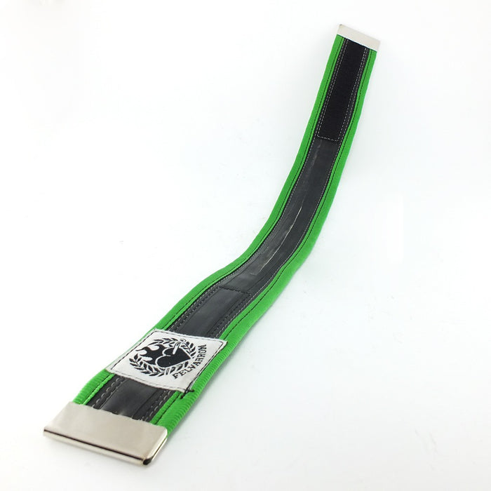 Trousers Strap from Recycled Bicycle Tube – Apple Green