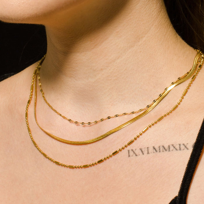 IRIS Triple Layer Necklace
