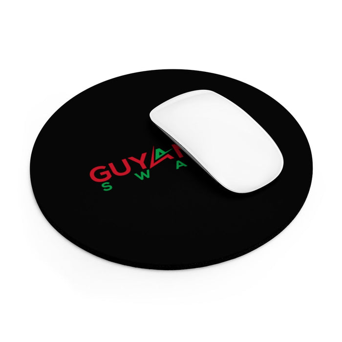 Guyanese Swag Guyana Map Round Mousepad