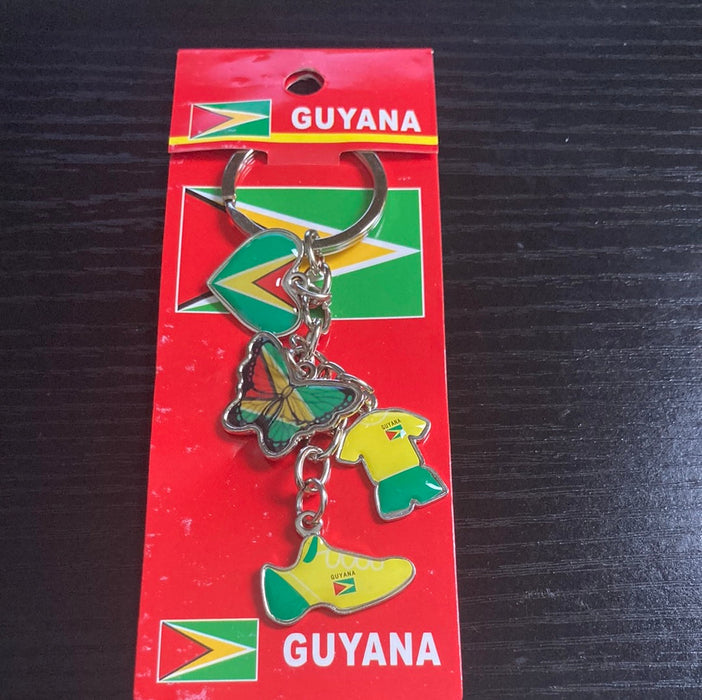 Guyana Charms Key Chain