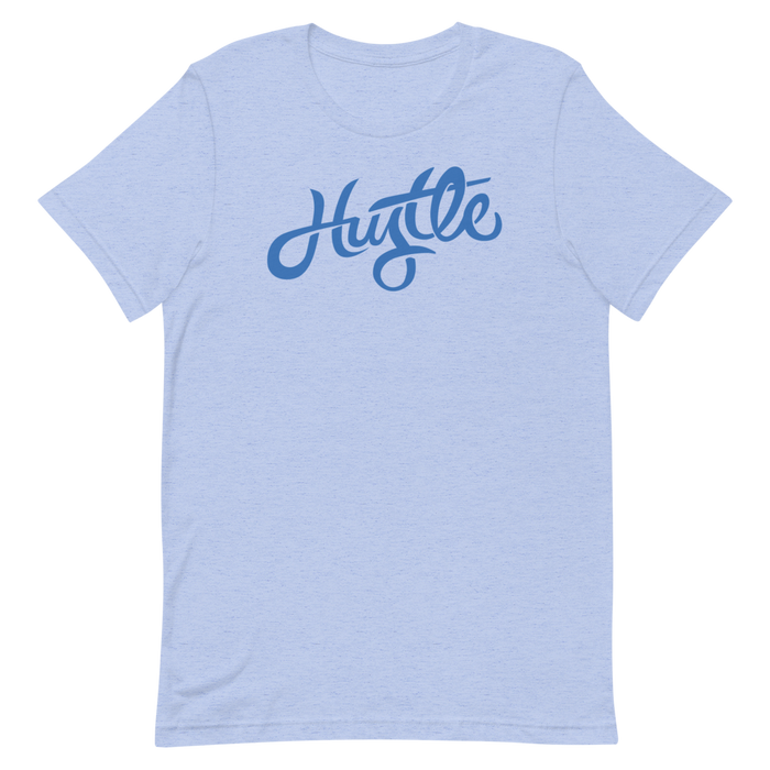Hustle - Blue Graphic - Short Sleeve Unisex T-Shirt