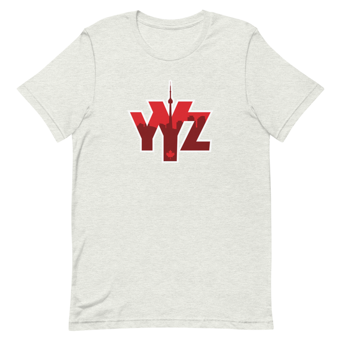 YYZ Toronto - Red Graphic - Short Sleeve Unisex T-Shirt
