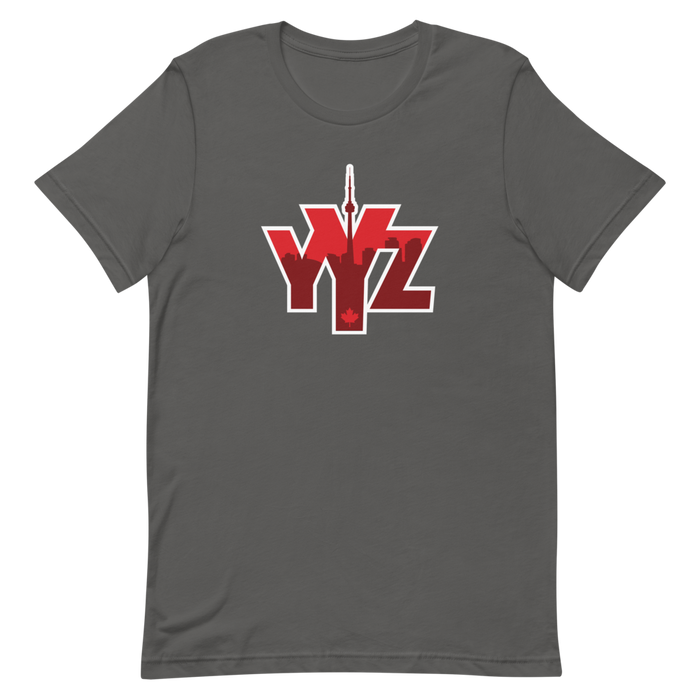 YYZ Toronto - Red Graphic - Short Sleeve Unisex T-Shirt